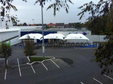 Le drive vue de haut